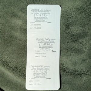 Offer Now! Credelio Chewable Tablets for Cats, 4.1-17 Ibs, 3 Chewable Tabs